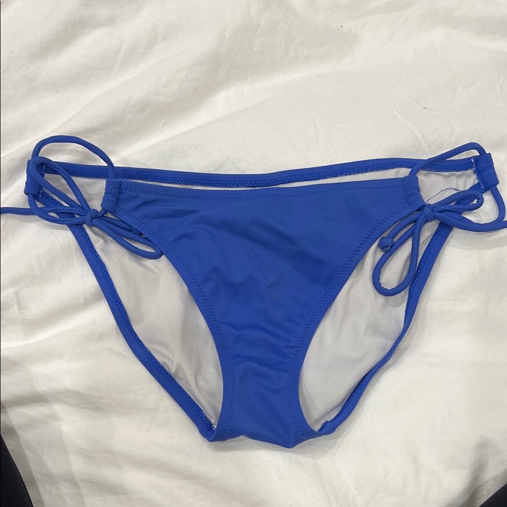Victoria's Secret Royal Blue Tie-Side Bikini Bottom